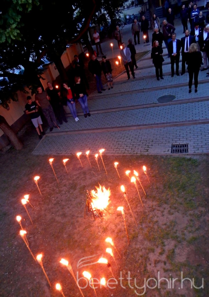 Trianon 100 . fáklyagyújtás06